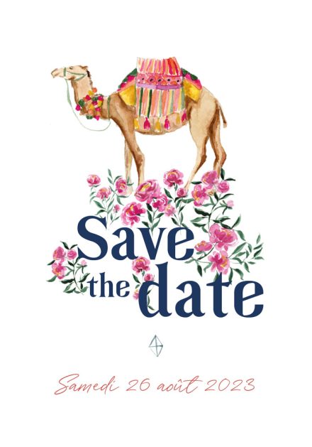save the date mariage oriental Marrakech