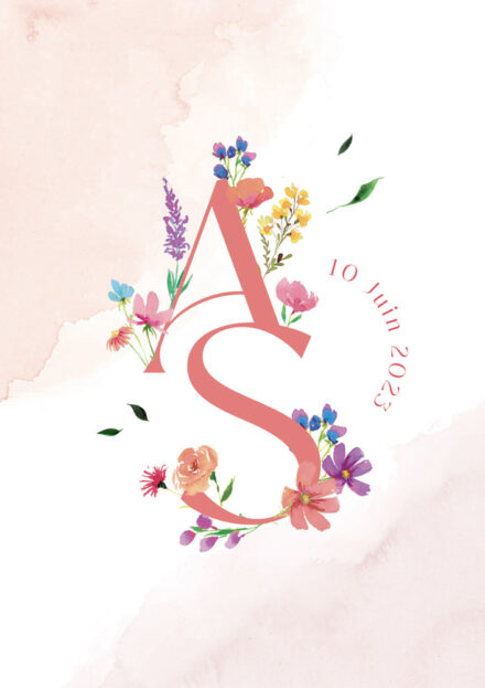 Plongez vos invités dans une ambiance douce et fleurie avec le faire-part de mariage « Champêtre Romantique ». Inspiré par la beauté des champs en fleurs et la simplicité élégante de la nature, ce modèle peint à l’aquarelle allie délicatesse et modernité. Parfait pour un mariage champêtre ou romantique, il se distingue par ses détails subtils et ses illustrations florales raffinées.